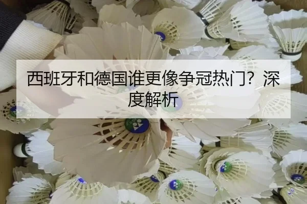 西班牙和德国谁更像争冠热门？深度解析